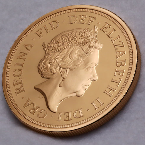 イギリス 2019年 エリザベス2世 金貨 5枚セット 裸